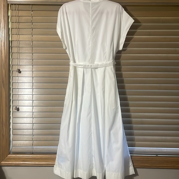 NWOT BR Poplin Tie-Waist Midi dress sz XL - Picture 4 of 4